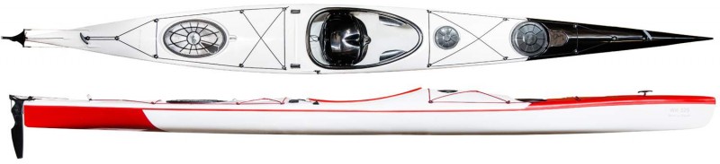 WK 525 Sport STEUER Fiberglas Seekajak Tourenkajak
