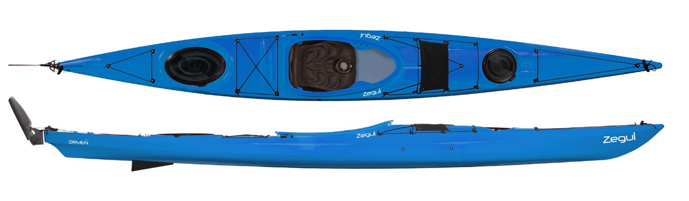 Zegul Ormen HV Tourenkajak- Seekajak mit Steueranlage & Skeg  Zegul Ormen HV Tourenkajak- Seekajak mit Steueranlage & Skeg