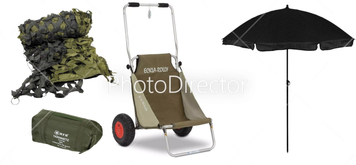 ECKLA (Beach) JAGD ROLLY mobiler Ansitz TARNSET pannensichere Bereifung