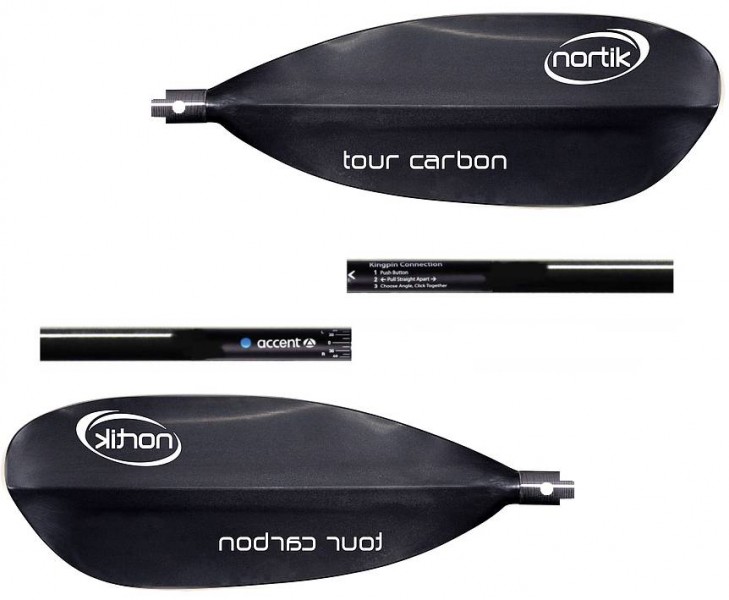 NORTIK TOUR CARBON 4-teiliges Tourenpaddel