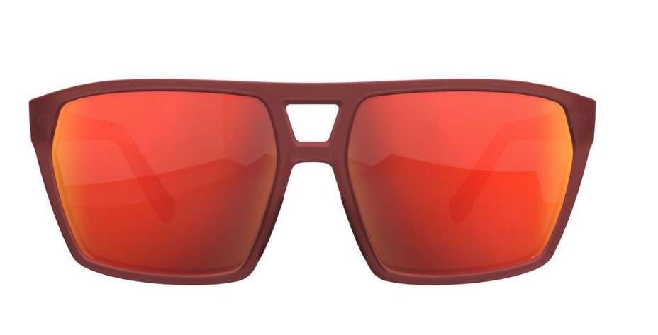 SCOTT Tune Sonnenbrille merlot red / red chrome