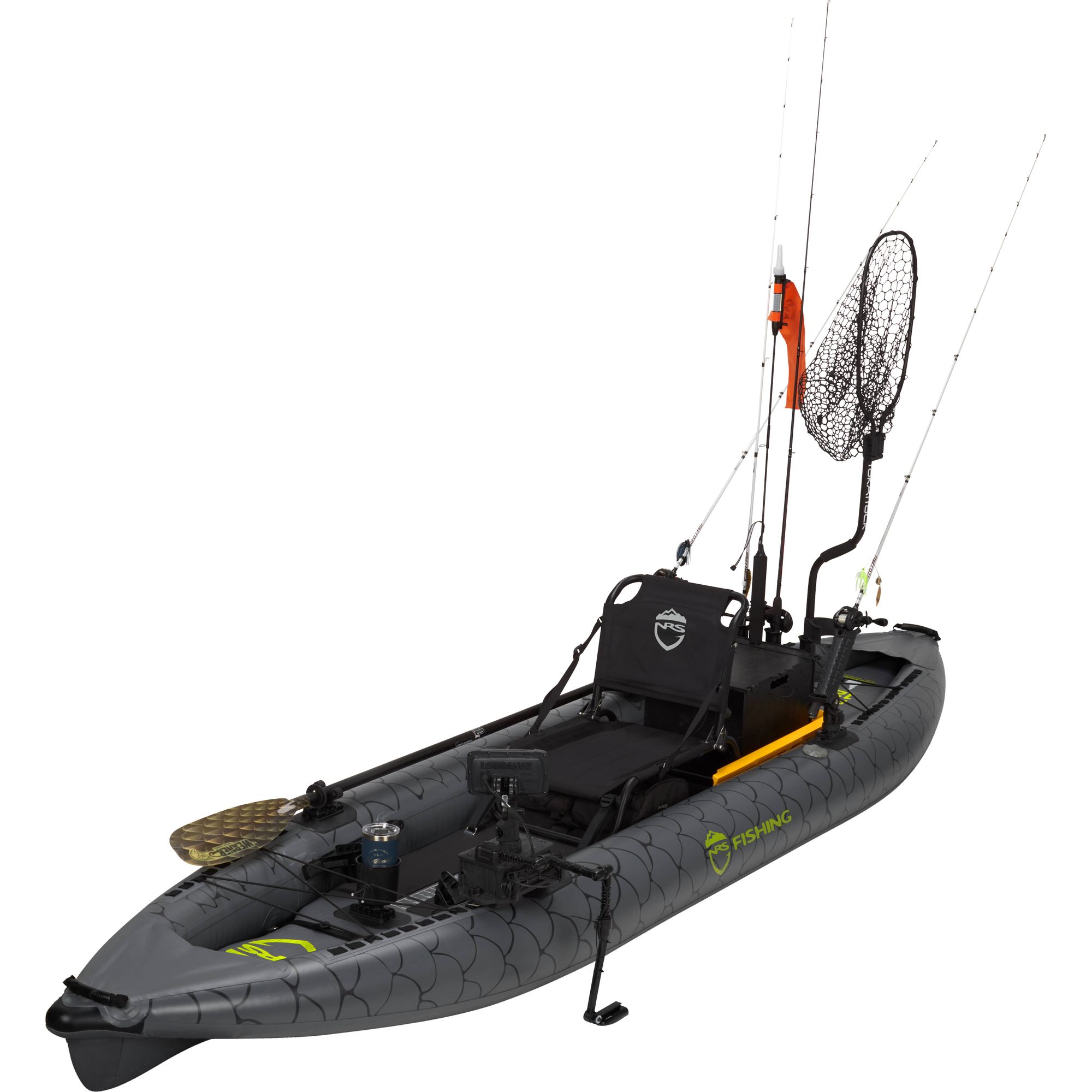 NRS Pike Inflatable Fishing Kayak aufblasbares Luftboot 
