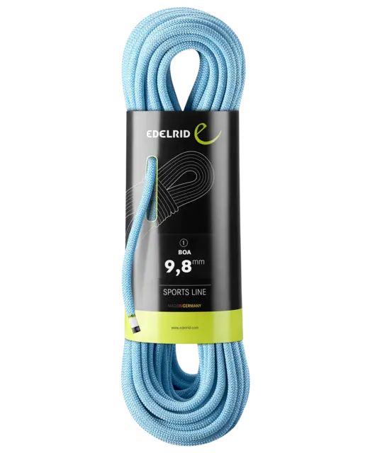 Edelrid BOA 9.8 mm Dynamisches Kletterseil blau