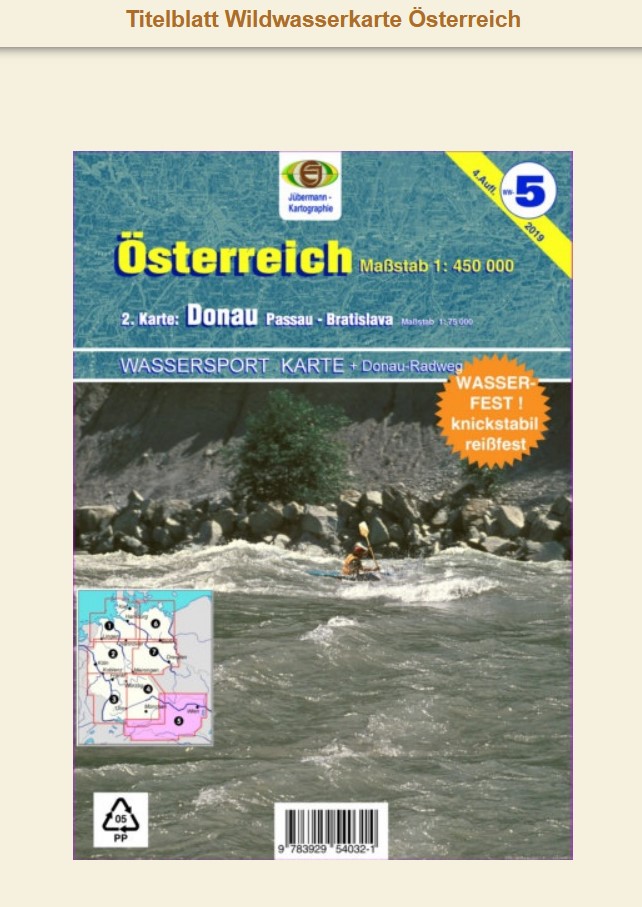 Wildwasserkarte Österreich