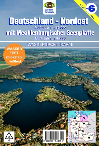 Wassersport-Wanderkarte WW6