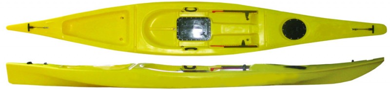KKO "don`t roll" Hybrid Sit on Top Tourenkajak unsinkbar KKO "don`t roll" Hybrid Sit on Top Tourenkajak unsinkbar