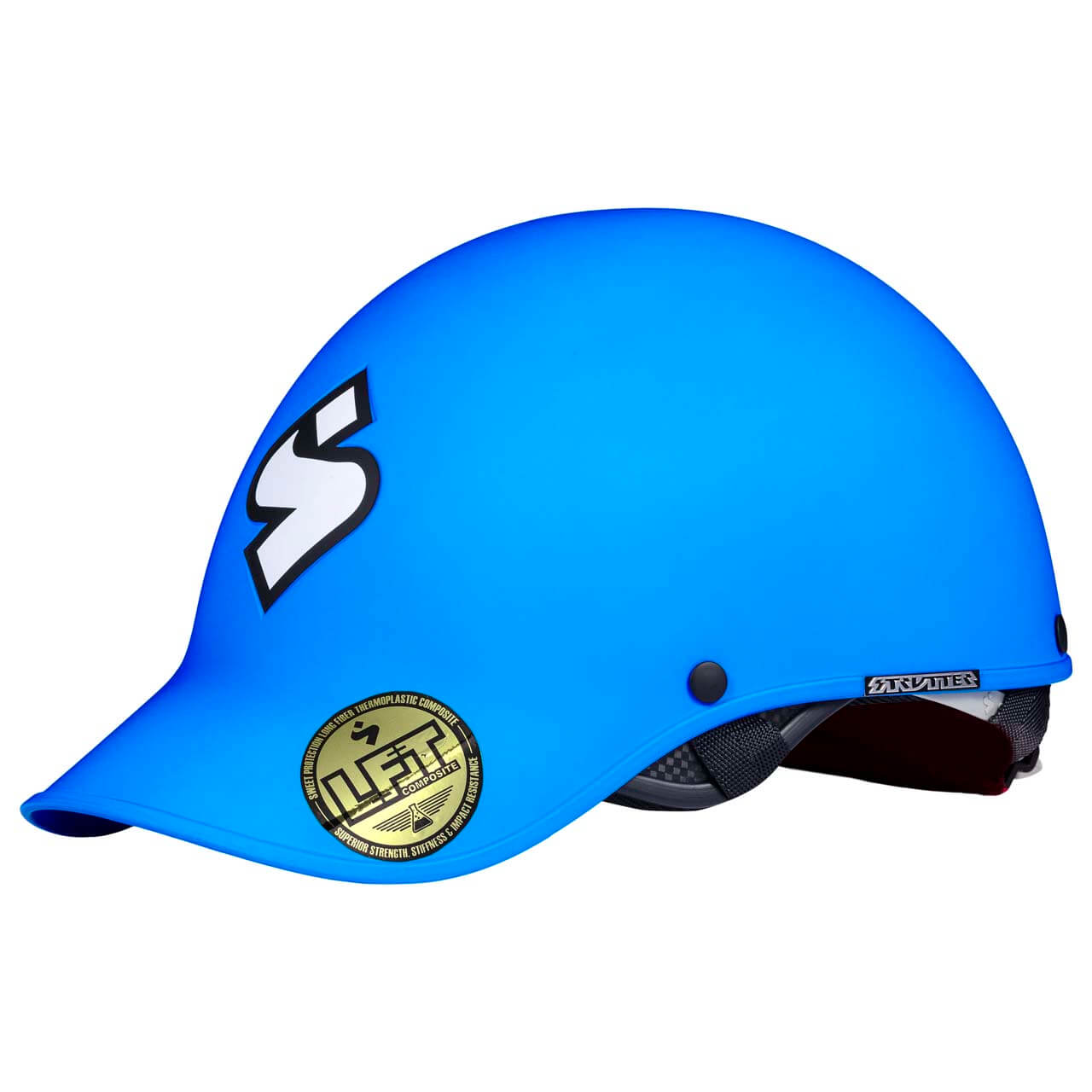 Sweet STRUTTER 2024 Neon Blue Abverkauf Kajakhelm Freestyle Wildwasserhelm 