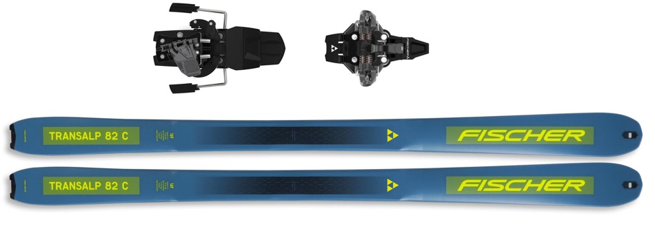 Fischer Transalp Carbon 82 Tourenski Komplettset + Fischer Tour Classic ST Tourenbindung inkl. Stopper
