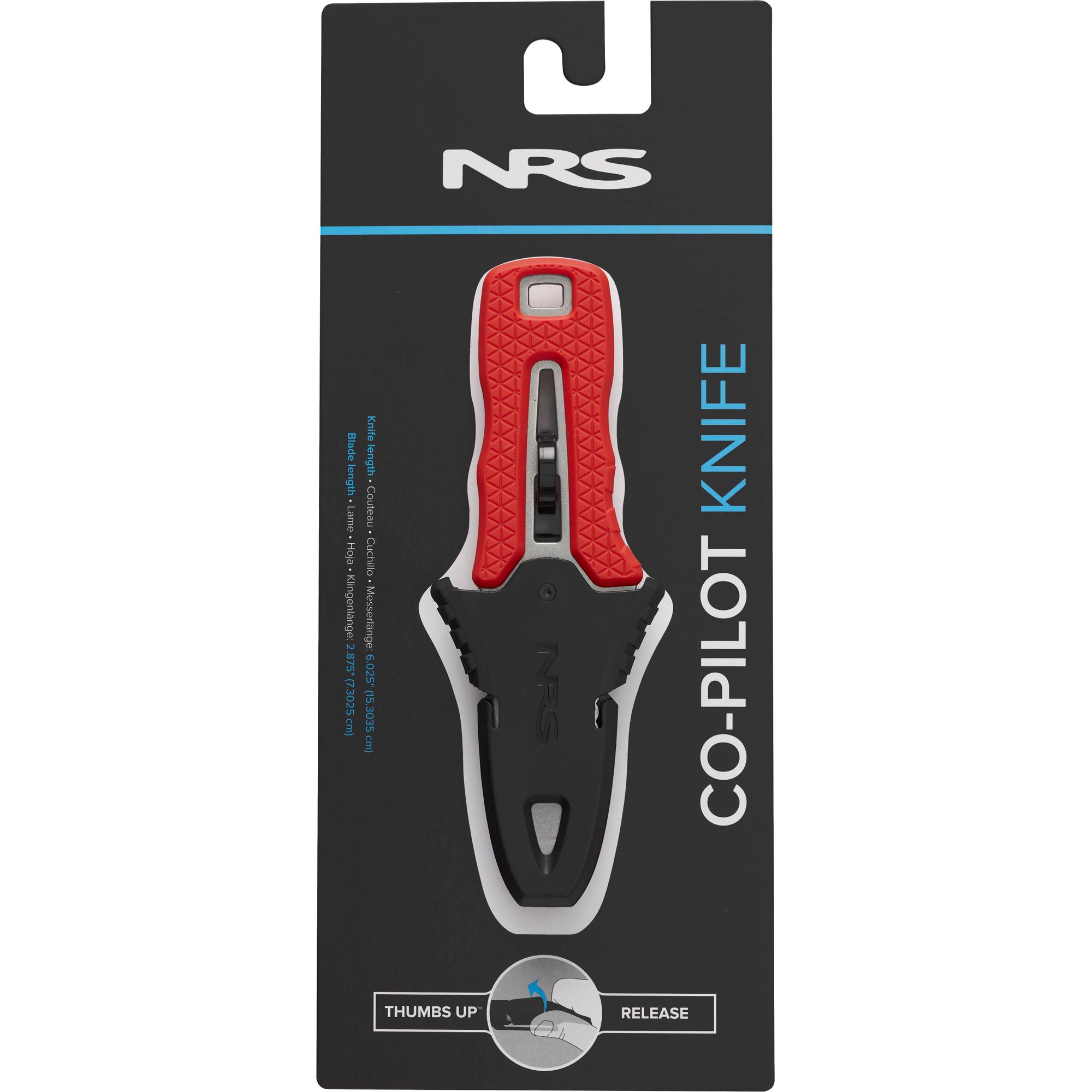 NRS CO Pilot Knife NEW Kanu Kajak Outdoor PRO Messer 