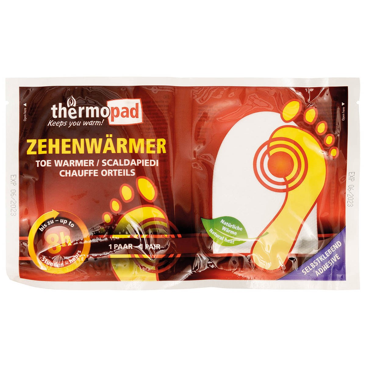 Thermopad Zehenwärmer Handschuhwärmer Set