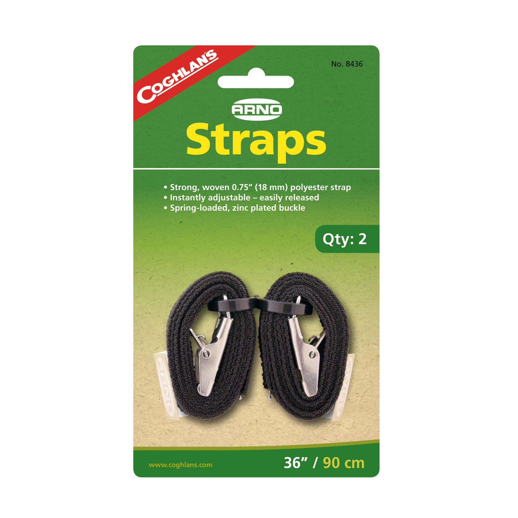 Coghlans Arno Spannriemen 2-er Pack