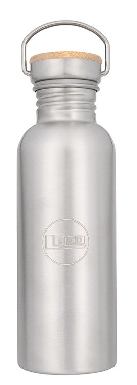 LACD Edelstahl Trinkflasche mit Schraubverschluss 0,75 l