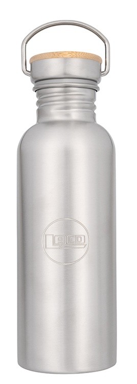 LACD Edelstahl Trinkflasche mit Schraubverschluss 0,75 l Dein Shop für Kajak, Kanu, Klettern, Outdoor und Alpinsport!