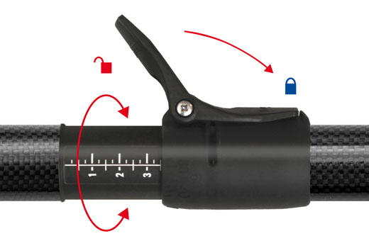 TNP Pyxis Tourenpaddel mit Varioteilung