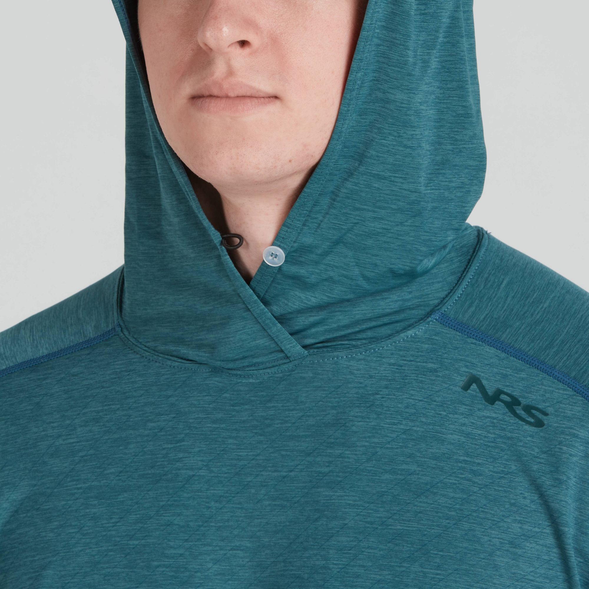 NRS Men's H2Core Silkweight Hoodie blau