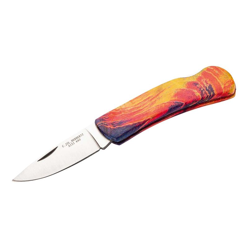 Herbertz LAVA Taschenmesser aus Wurzelholz