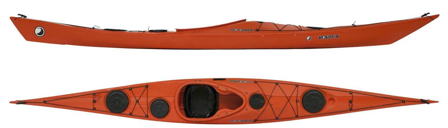 Tiderace Vortex Seekajak Tourenkajak mit Skeg  