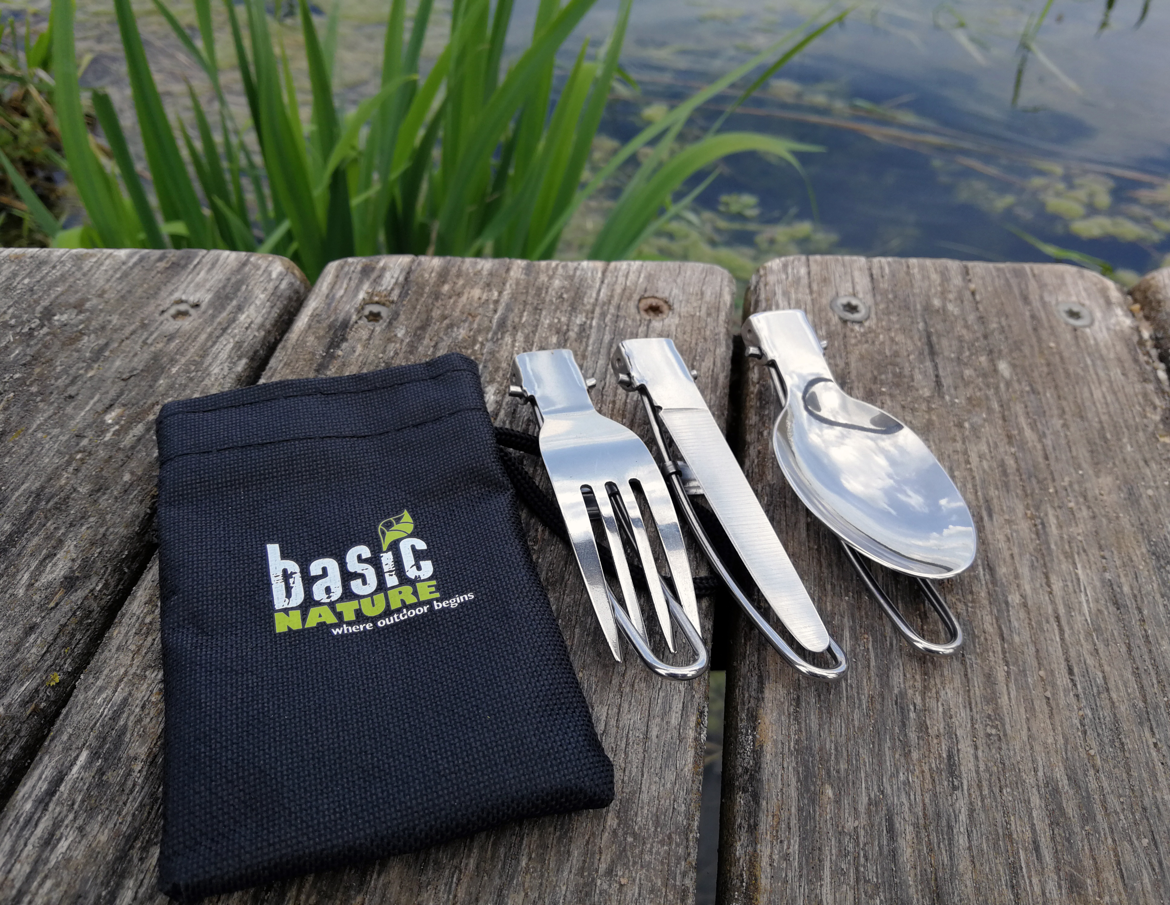 BasicNature Besteckset Biwak 'MiniTrek'