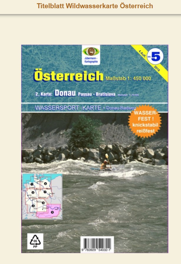 Wildwasserkarte Österreich