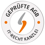 Geprüfte und faire AGB von der IT-Recht-Kanzlei