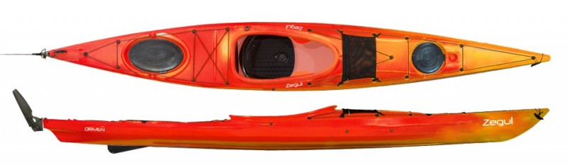 Zegul Ormen MV Tourenkajak mit Steueranlage & Skeg Zegul Ormen MV Tourenkajak mit Steueranlage & Skeg