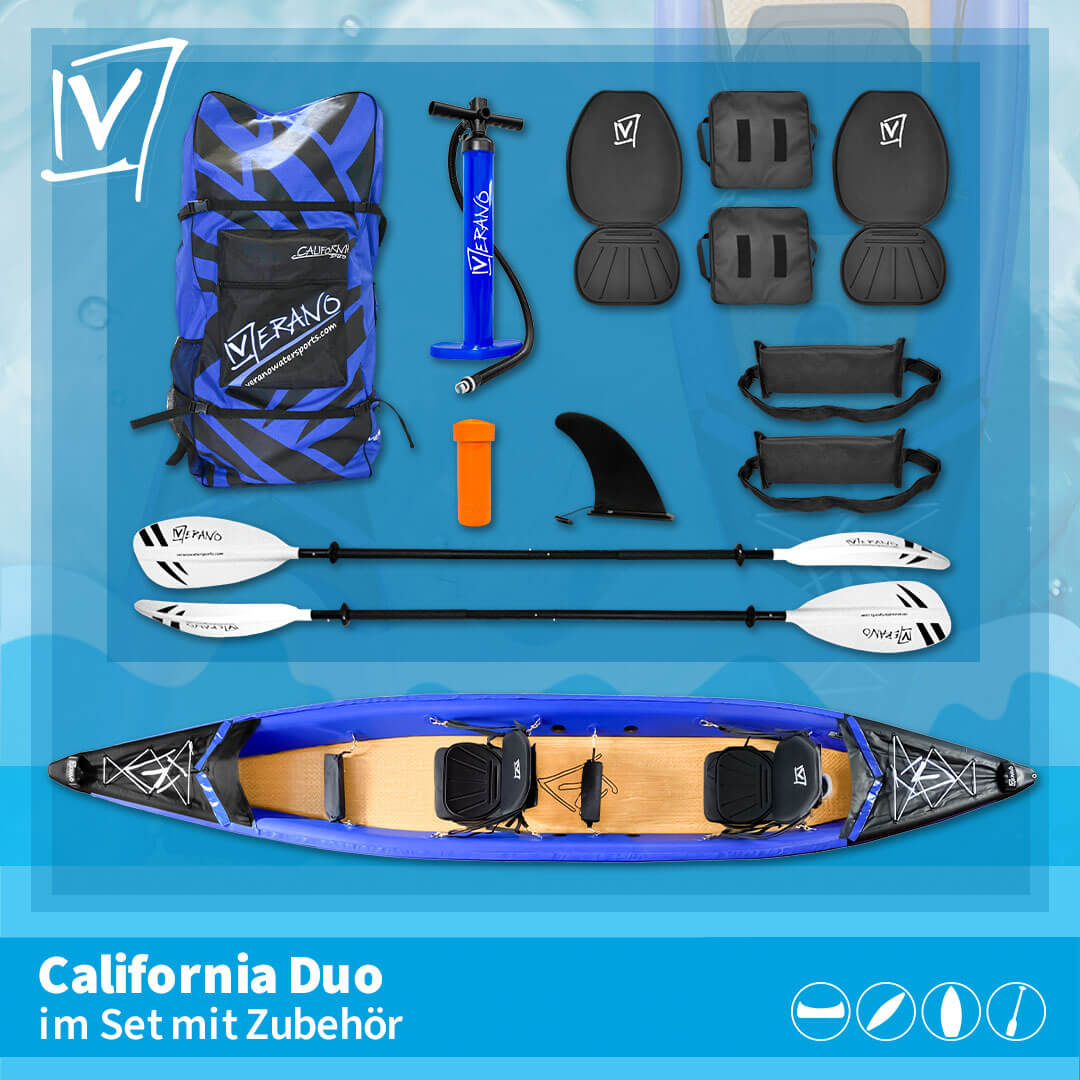 Verano California Duo Zweier Luftboot im Komplettset