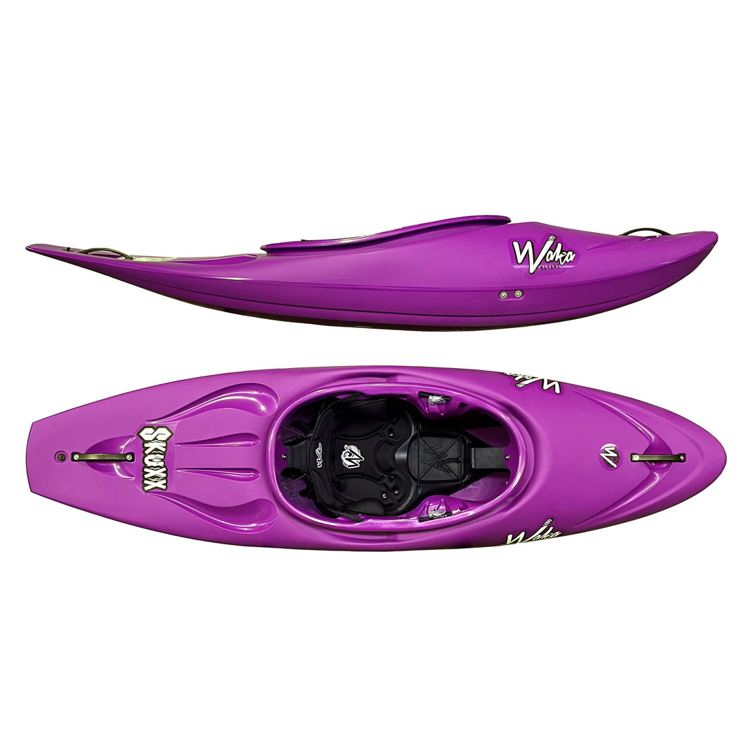 WAKA Kayaks Skuxx Wildwasserkajak , half slice, river player 