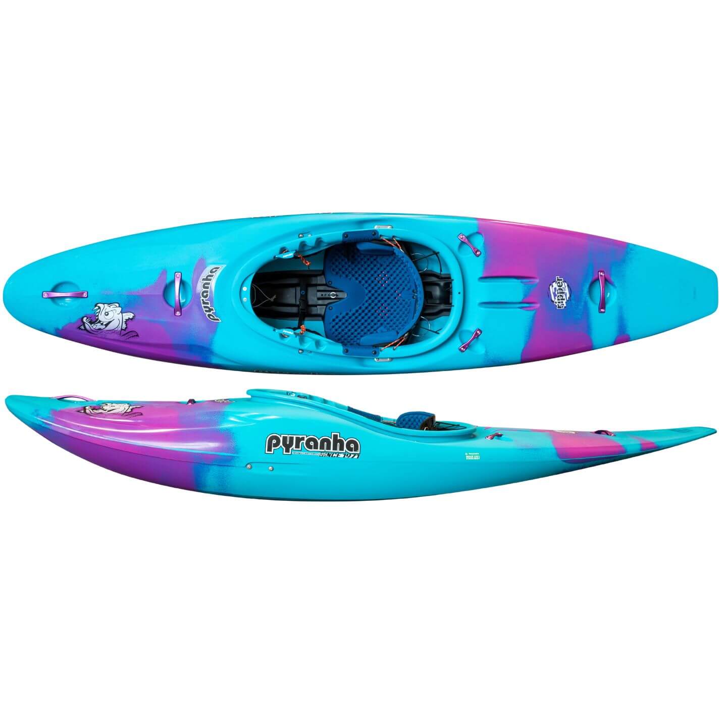 PYRANHA RIPPER 2.0 Large ELITE Riverrunner Wildwasserkajak » Bootsfarbe ...