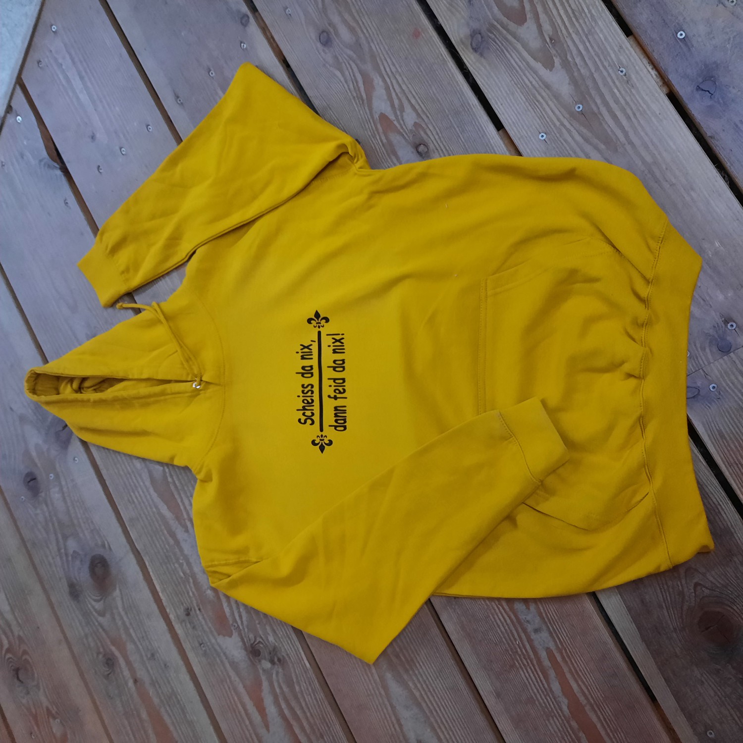 KKO Alpinsport Hoodie "scheiß da nix..,"