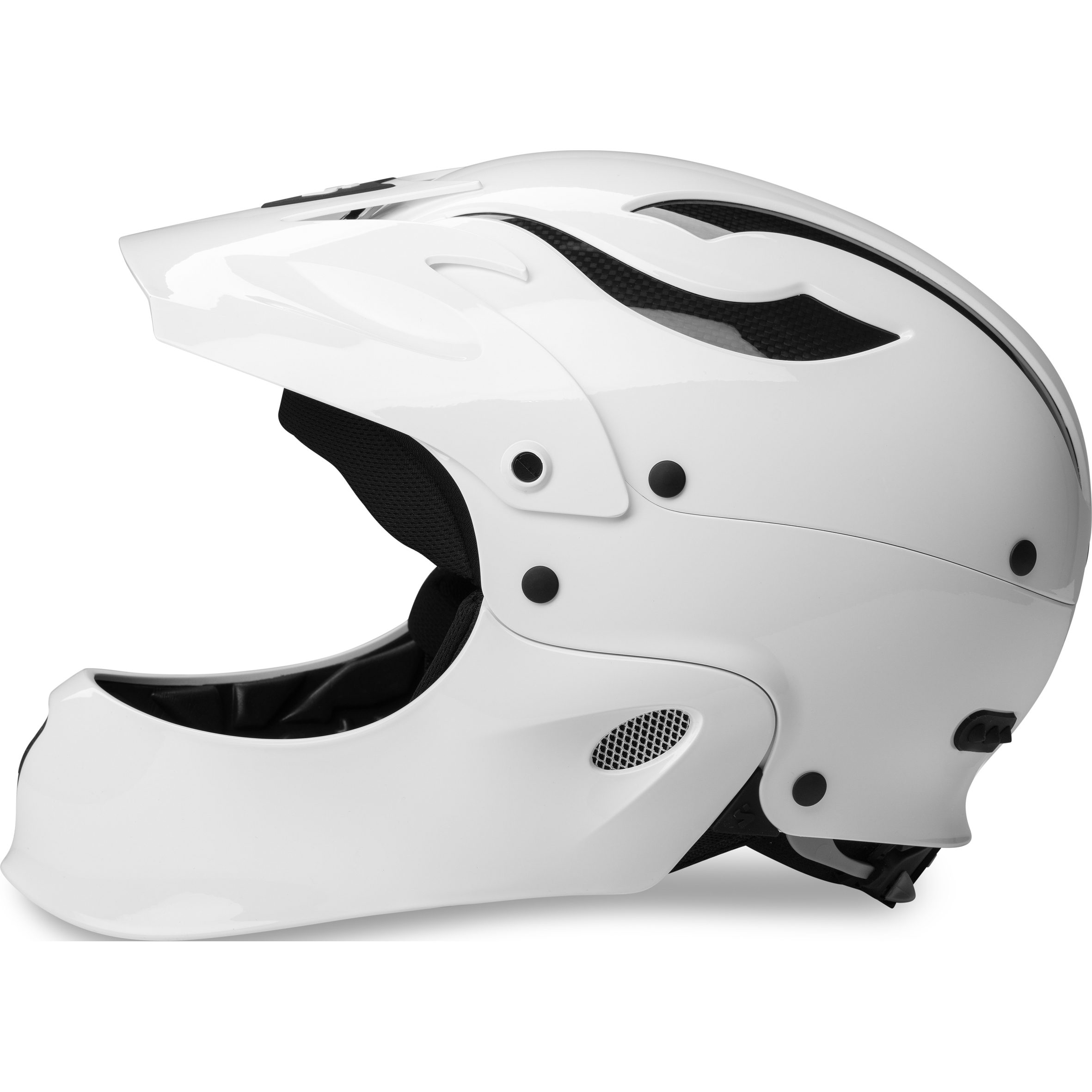 Sweet Rocker Standard Sweet Rocker Fullface NEU gloss white Wildwasserhelm » Kajakhelm Größe ...